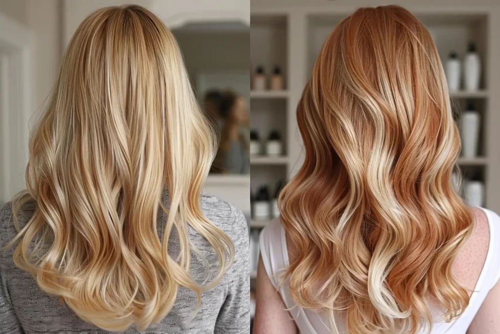 before-and-after-hair-color-transformation - Beauty Lounge by Joelle before and after hair color transformation